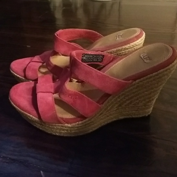 pink ugg heels